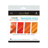 Shades of Orange Deco Foil Pack